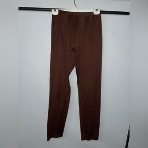 Brown Fruit of The Loom Capris leggings